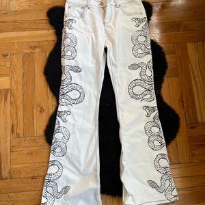 Ragged Priest Milk It Ecru Cobra Jean NTW